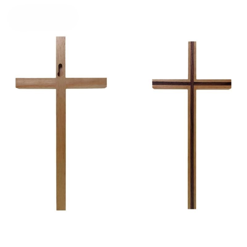 Thập tự giá gỗ 2 màu 26x13cm decor rất đẹp