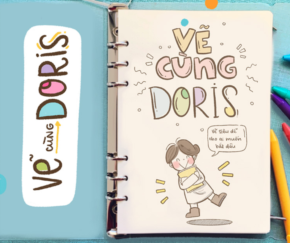 Sổ Còng Cao Cấp: Vẽ Cùng DORIS