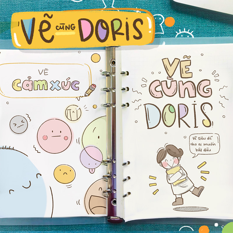 Sổ Còng Cao Cấp: Vẽ Cùng DORIS