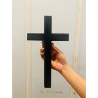 Thập tự giá Gỗ Cơ Đốc Treo Tường Phòng Ngủ Xin Chúa Bảo Vệ 13x25,5Cm