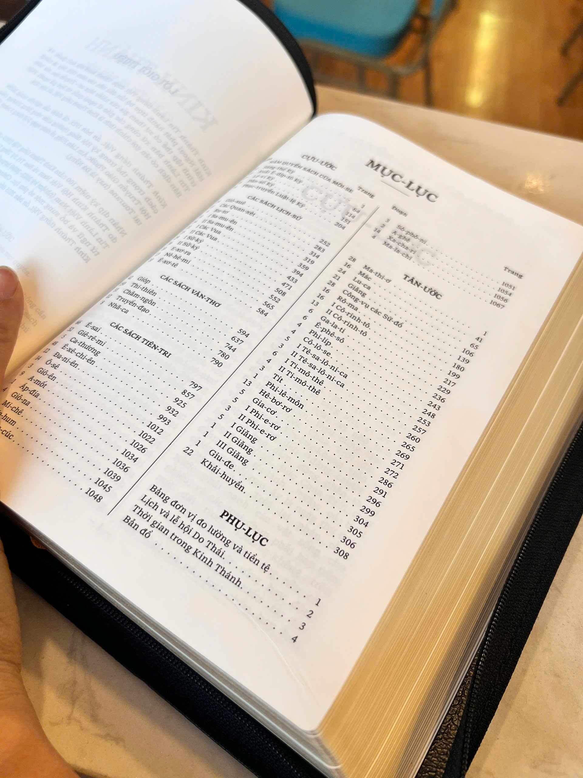 [Mạ vàng- Có khoá kéo] Kinh thánh 1925 khổ lớn 14,5x21Cm nhập khẩu Hàn Quốc