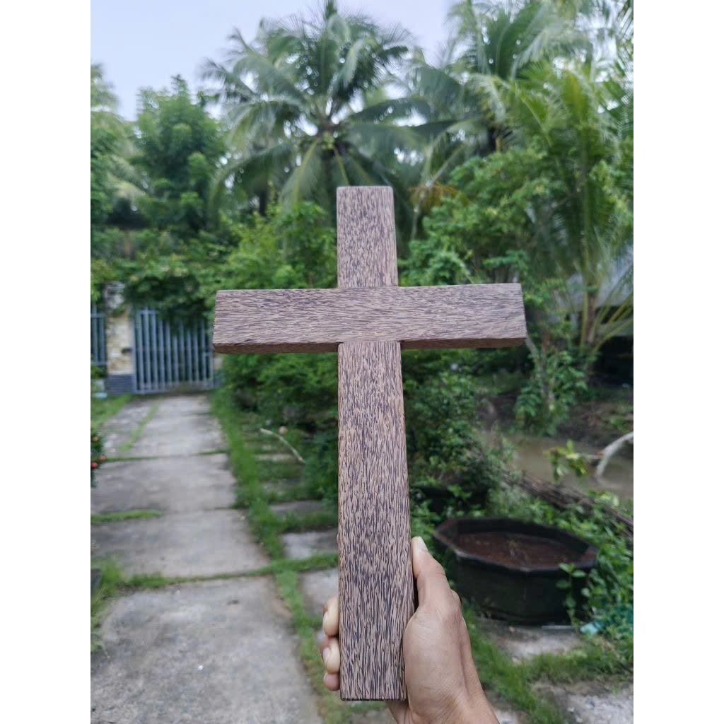 [Gỗ Dừa, gỗ Quao Trắng] Thập tự thánh giá treo tường