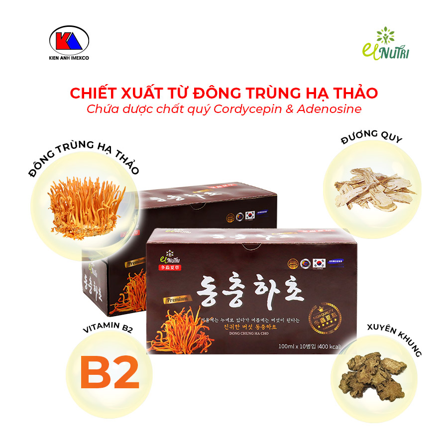 Nước Đông Trùng Hạ Thảo Elnutri