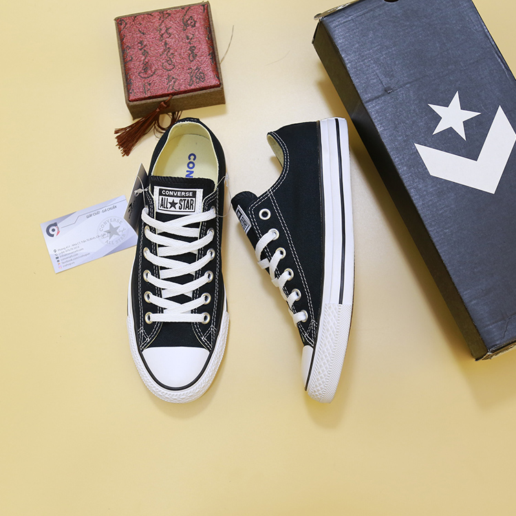 Giày Converse classic thấp cổ vải đen (ship - store) CTVD096 converse-classic-thap-co-vai-den-ctvd96-ship-store
