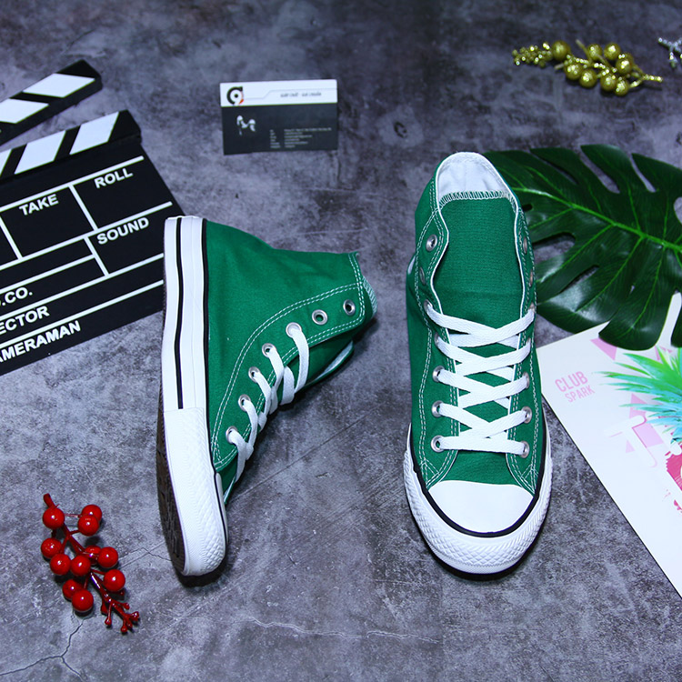 Giày Converse classic cao cổ vải xanh CCVX016 