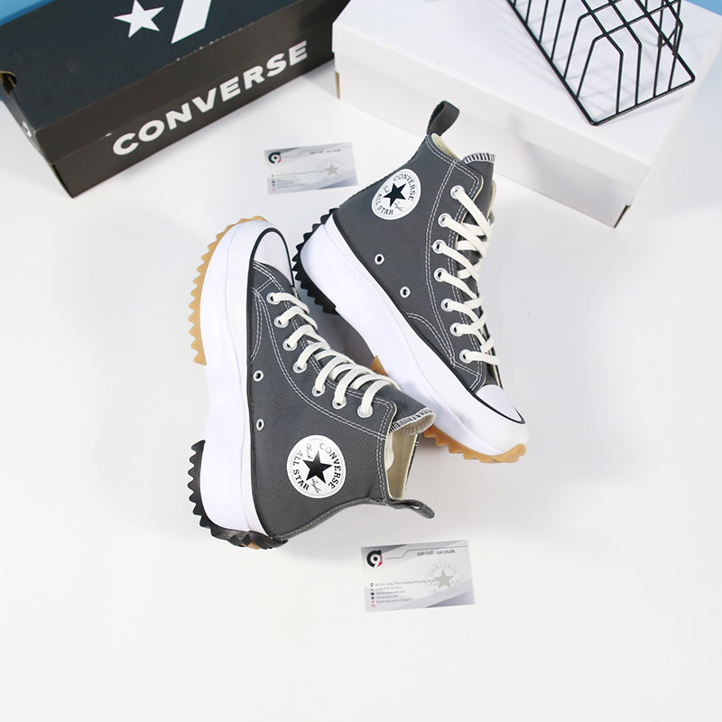 Giày Converse Run Star Hike Iron Grey Gum cao cổ vải xám CCVX067 Converse Run Star Hike Iron Grey Gum cao cổ vải xám CCVX067