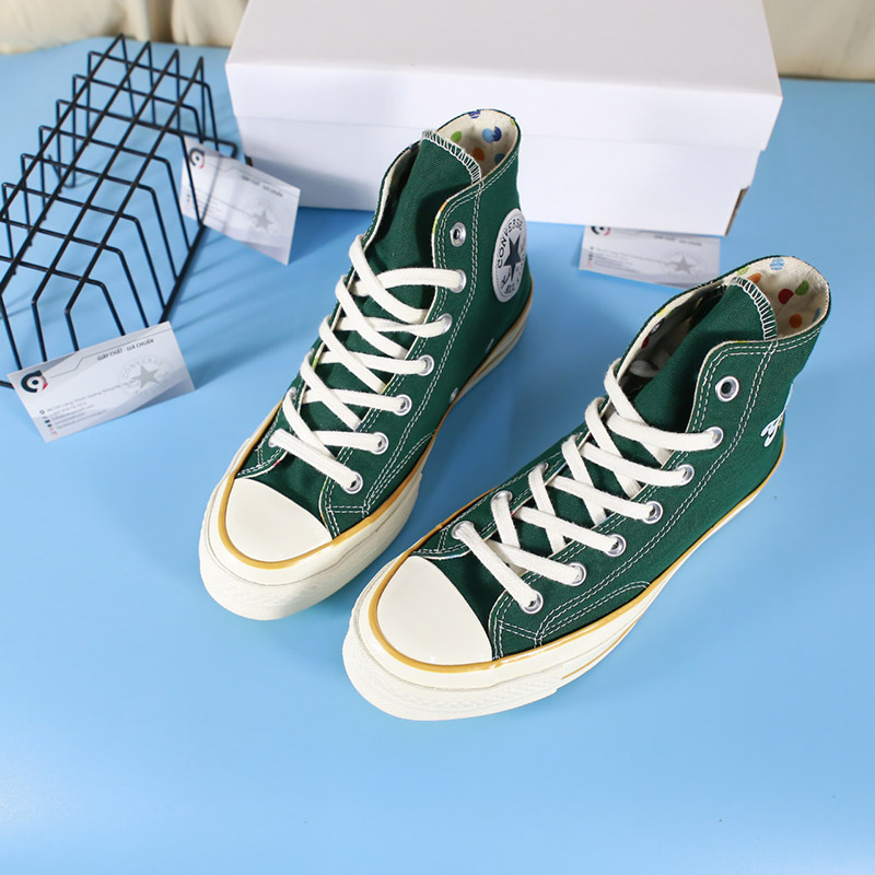 Giày Converse x Golf Wang 1970s cao cổ vải xanh CCVX065 Converse x Golf Wang 1970s cao cổ vải xanh CCVX065