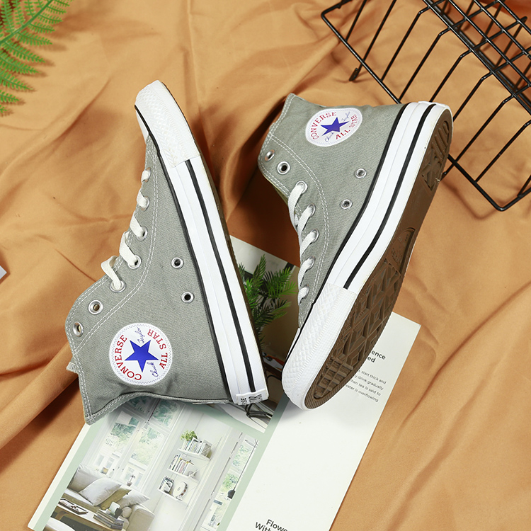 Giày Converse classic cao cổ vải xám CCVX051 