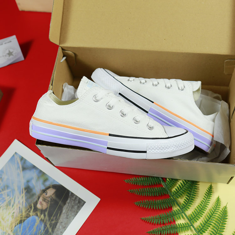 Giày Converse Twisted Summer thấp cổ vải trắng CTVT036 