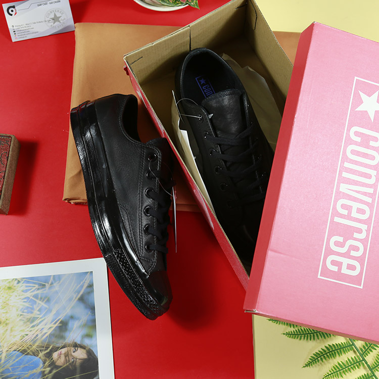 Giày Converse 1970s 155456c thấp cổ da đen (ship - store) CTDD050 Converse 1970s 155456c