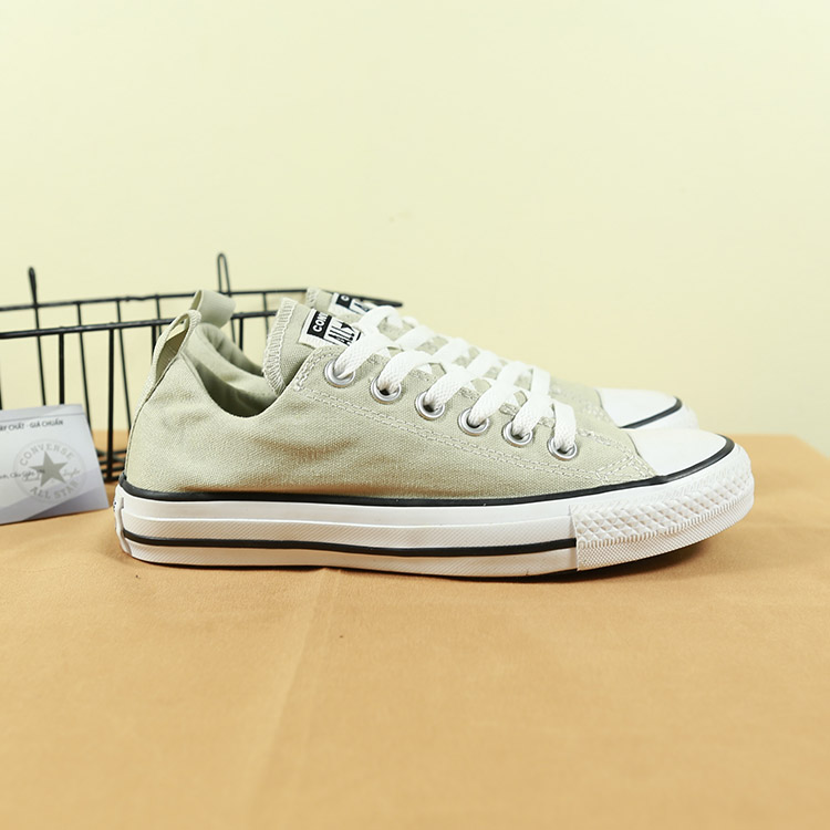 Giày Converse thấp cổ vải vàng CTVV030 