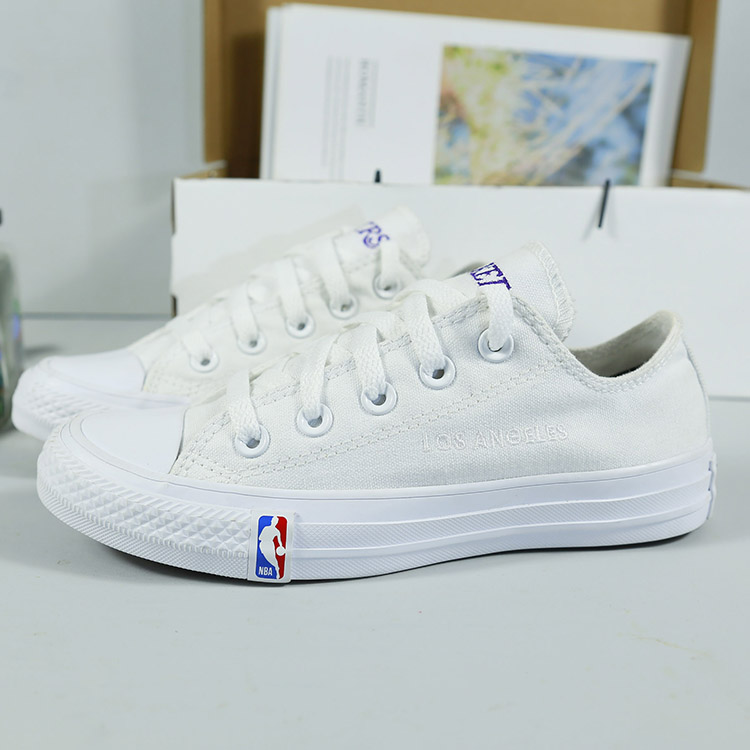 Giày Converse NBA thấp cổ vải trắng CTVT095 
