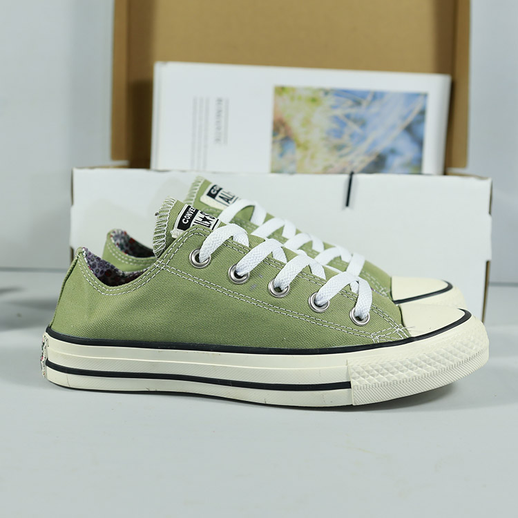 Giày Converse thấp cổ vải xanh CTVX105 