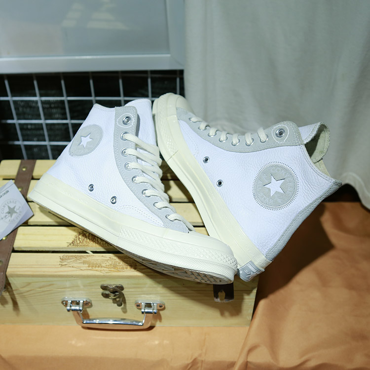 Giày Converse 1970s cao cổ da trắng CCDT014 