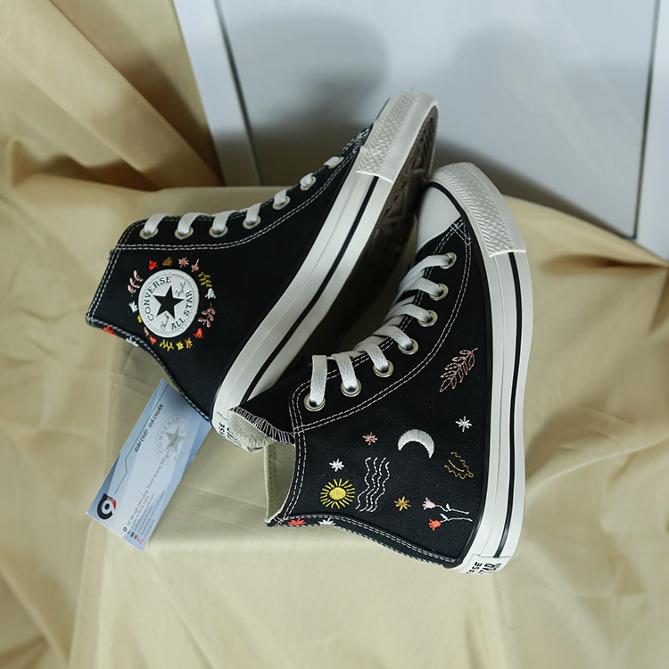 Giày Converse It's Okay To Wander cao cổ vải đen CCVD072 Converse It's Okay To Wander