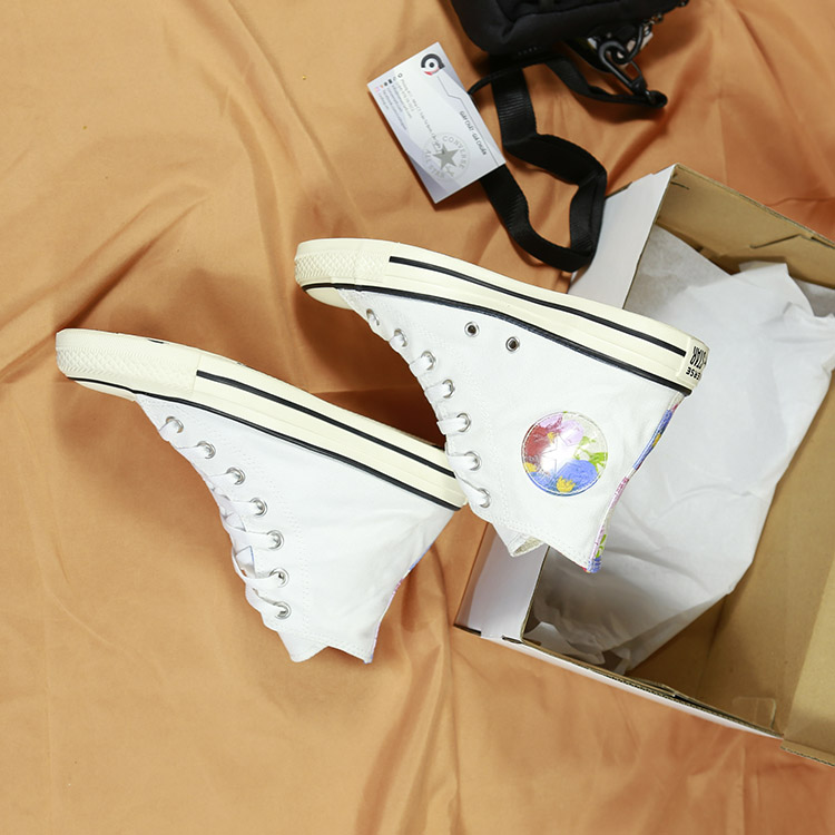 Giày Converse cao cổ vải trắng CCVT051 Converse cao cổ vải trắng
