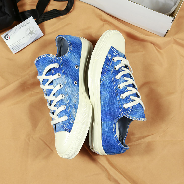 Giày Converse Twisted Vacation 1970s thấp cổ vải xanh CTVX106 Converse Twisted Vacation