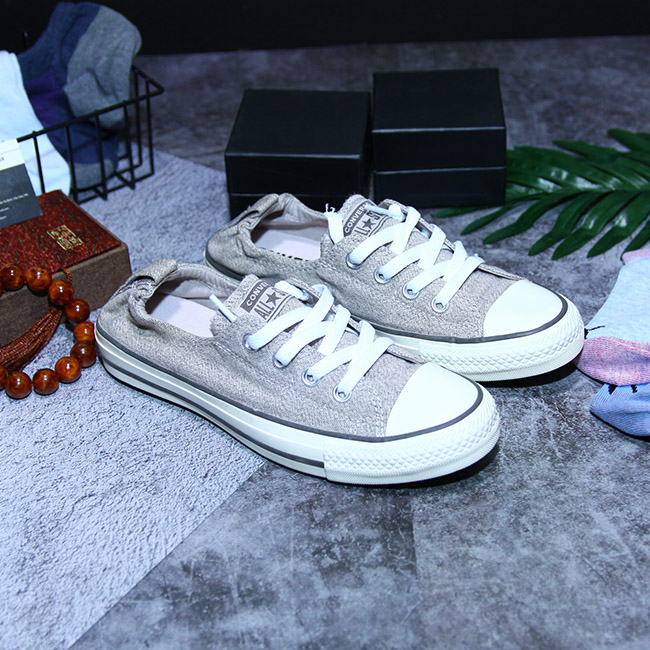 Giày Outlet Converse shoreline thấp cổ vải xám CTVX086 converse-shoreline-thap-co-vai-xam-ctvx86