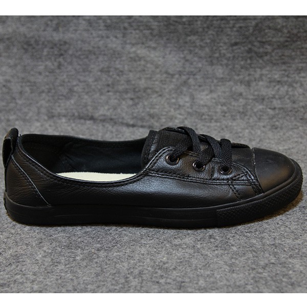 Giày Outlet Converse ballet lace thấp cổ da đen CTDD002 converse-ballet-lace-thap-co-da-den-ctdd02