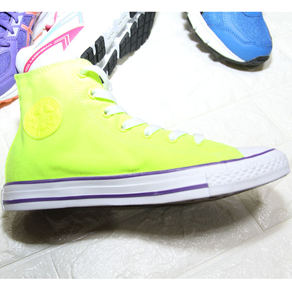 Giày Outlet Converse classic neon cao cổ vải xanh CCVX004 converse-neon-cao-co-vai-xanh-ccvx04