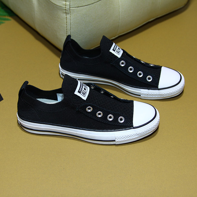 Giày Converse Shoreline Knit Slip thấp cổ vải đen CTVD073 converse-shoreline-knit-slip-thap-co-vai-den-ctvd73