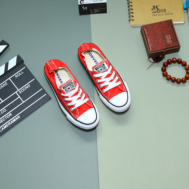 Giày Outlet Converse shoreline thấp cổ vải đỏ CTVD077 converse-shoreline-thap-co-vai-do-ctvd77