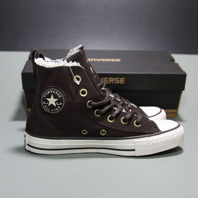 Giày Outlet Converse cao cổ da lộn nâu CCDN002 converse-cao-co-da-lon-nau-ccdn02