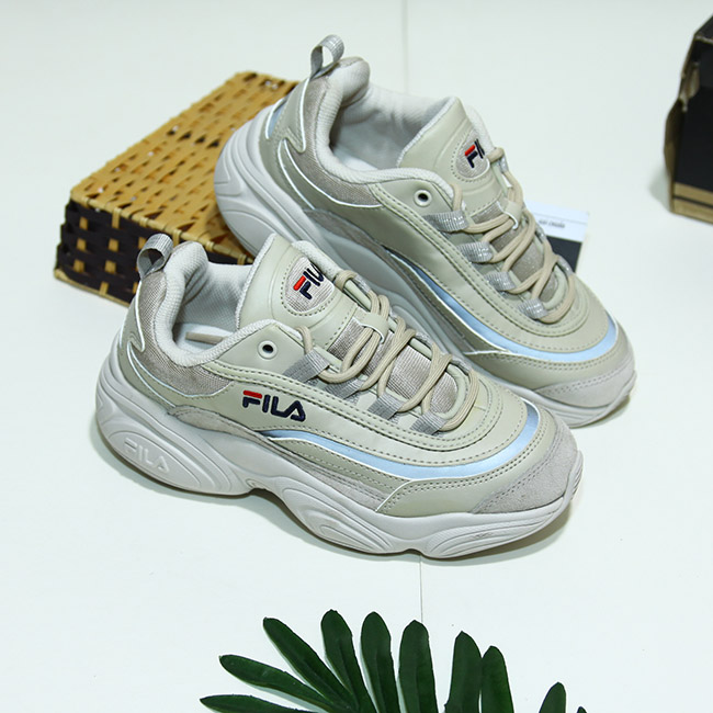 Giày Fila thấp cổ da xám FTDX001 fila-thap-co-da-xam-ftdx01