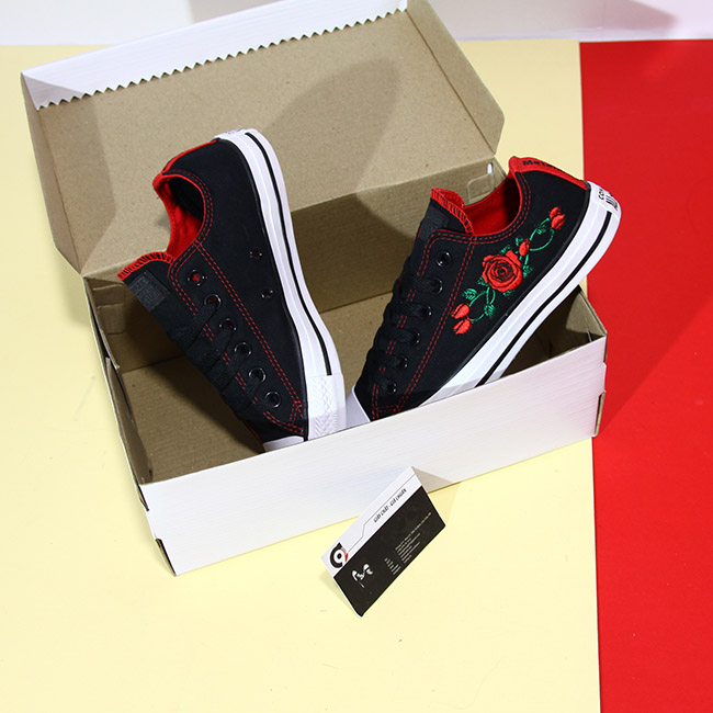 Giày Converse thấp cổ vải đen CTVD090 converse-thap-co-vai-den-ctvd90
