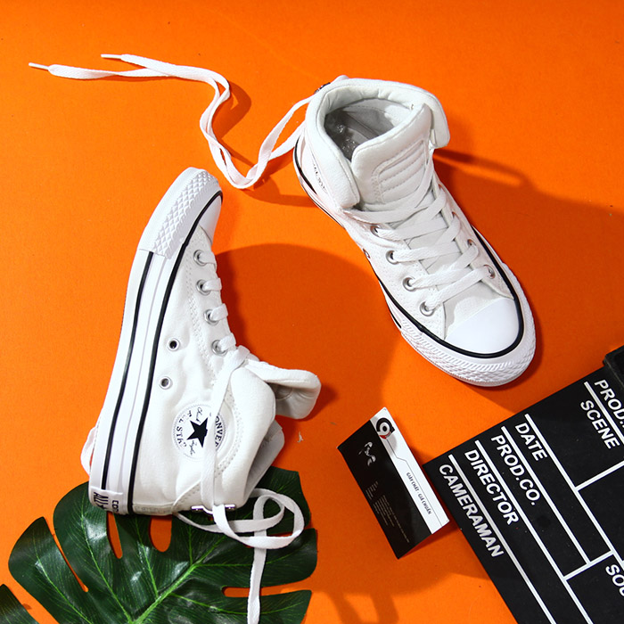 Giày Converse cổ lửng vải trắng CLVT003 converse-co-lung-vai-trang-clvt03