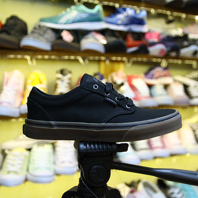 Giày Outlet Vans Atwood black/gum thấp cổ vải đen (ship - store) VTVD002 vans-atwood-black-gum-thap-co-vai-den-vtvd02