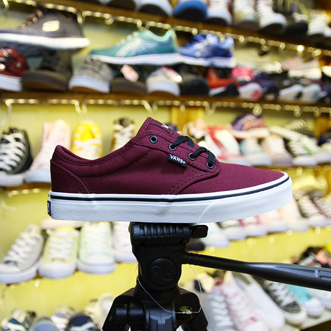 Giày Outlet Vans Atwood thấp cổ vải đỏ đô (ship - store) VTVD001 vans-atwood-thap-co-vai-do-do-vtvd01