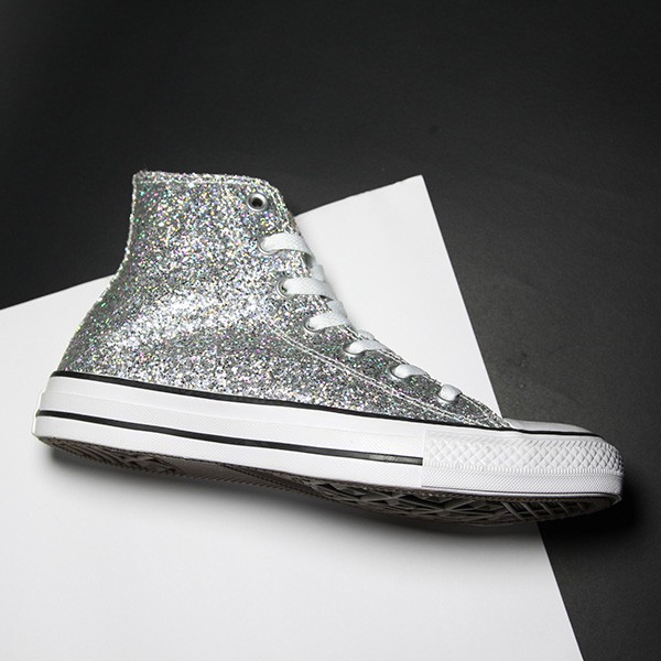 Giày Outlet Converse cao cổ vải bạc CCVB001 converse-cao-co-vai-bac-ccvb01