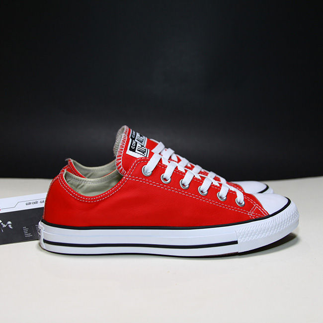 Giày Converse thấp cổ classic da đỏ CTDD021 converse-thap-co-classic-da-do-ctdd21