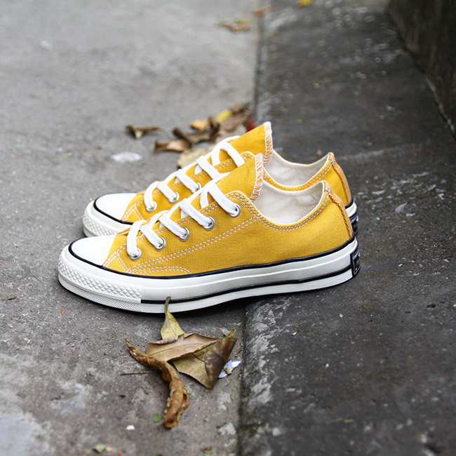 Giày Converse 1970s sunflower thấp cổ vải vàng CTVV006 converse-1970s-thap-co-vai-vang-ctvv06