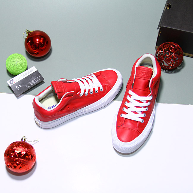 Giày Converse thấp cổ da đỏ CTDD032 converse-thap-co-da-do-ctdd32