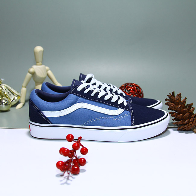 Giày Vans old skool thấp cổ vải xanh VTVX006 vans-old-skool-thap-co-vai-xanh-vtvx06