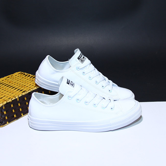 Giày Converse thấp cổ da trắng CTDT017 converse-thap-co-da-trang-ctdt17