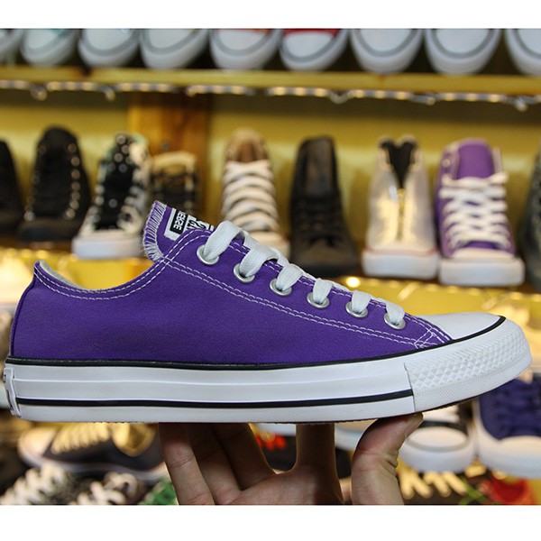 Giày Outlet Converse classic thấp cổ vải tím CTVT005 converse-classic-thap-co-vai-tim-ctvt05