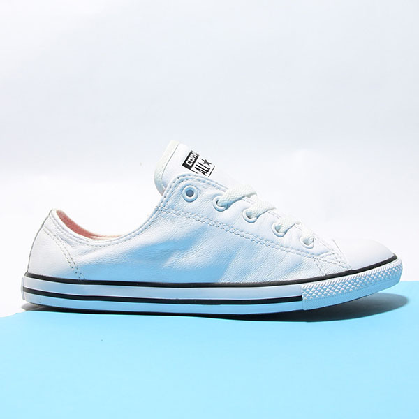 Giày Outlet Converse dainty thấp cổ da trắng CTDT002 converse-thap-co-da-trang-ctdt02