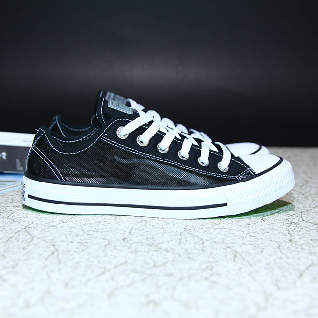 Giày Outlet Converse See Thru thấp cổ vải đen CTVD069 converse-thap-co-vai-den-ctvd69