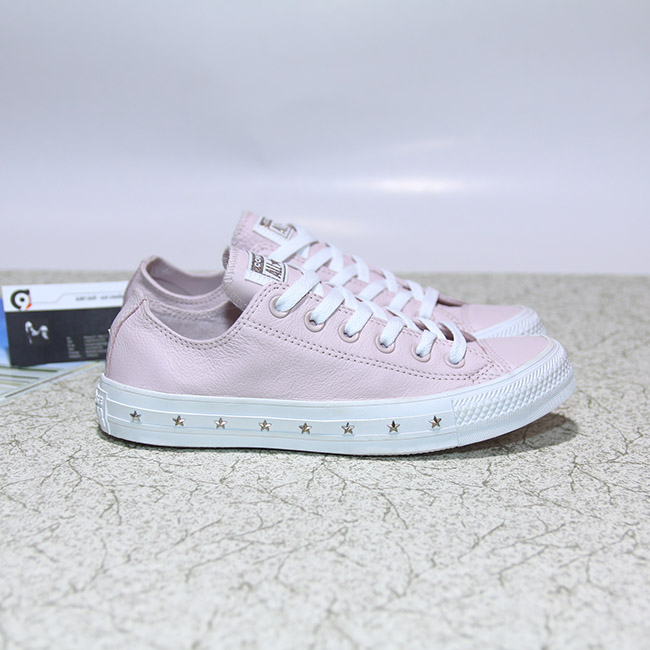 Giày Outlet Converse thấp cổ da hồng CTDH007 converse-thap-co-da-hong-ctdh07