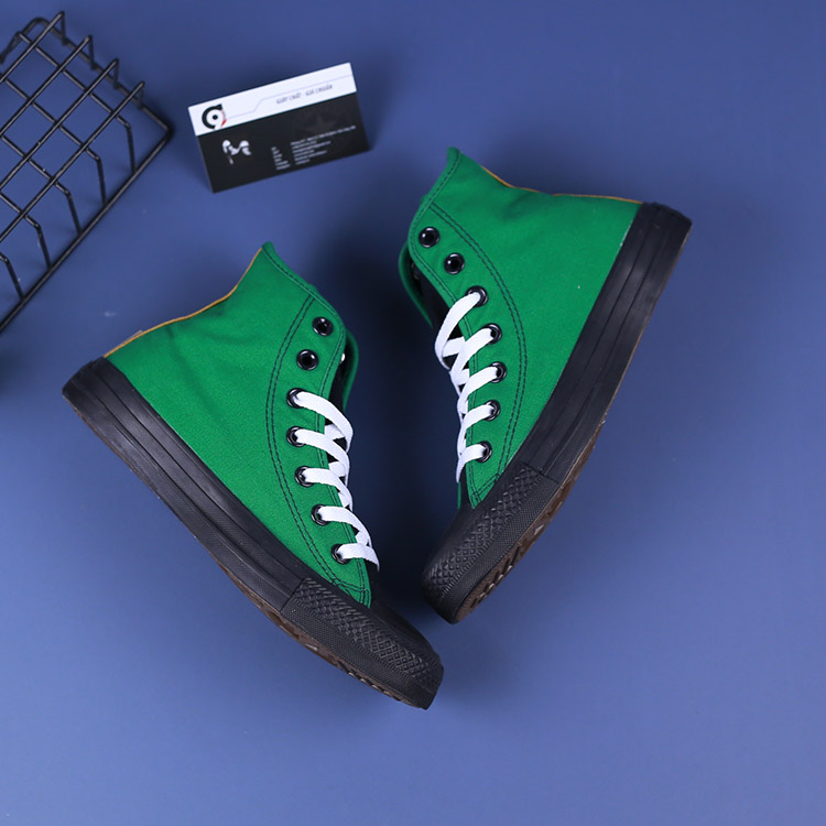 Giày Outlet Converse cao cổ vải xanh CCVX045 converse-cao-co-vai-xanh-ccvx45
