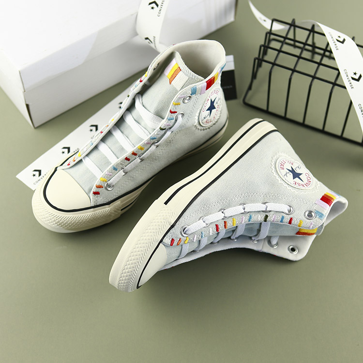 Giày Converse Friendship Bracelet cao cổ vải ghi CCVG003 converse-cao-co-vai-ghi-ccvg03