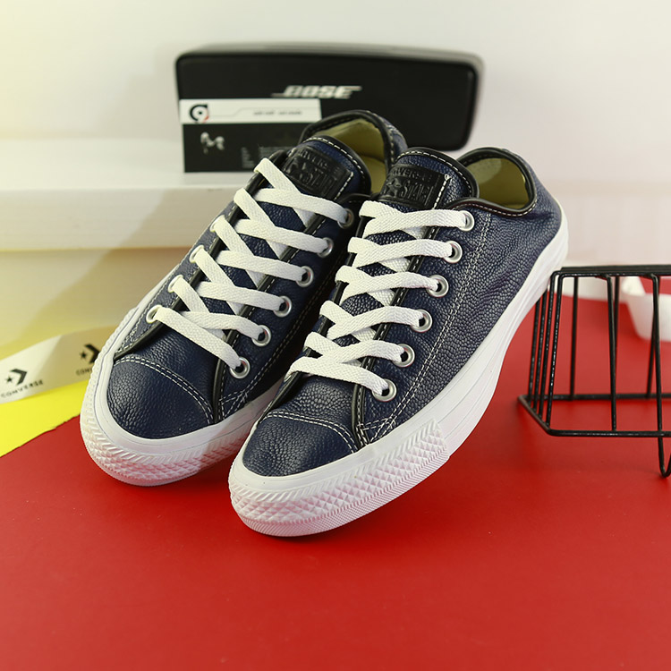 Giày Outlet Converse thấp cổ da xanh CTDX021 converse-thap-co-da-xanh-ctdx21