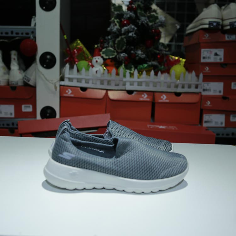 Giày Outlet Skechers thấp cổ vải ghi W SOUT117 Outlet Skechers thấp cổ