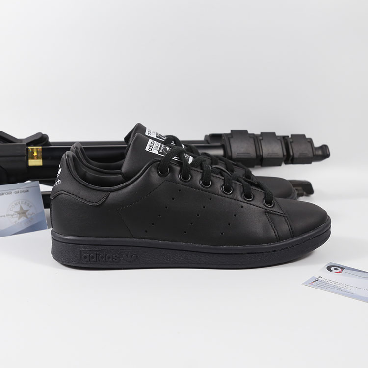 Giày Adidas Stan Smith thấp cổ da đen DTDD001 
