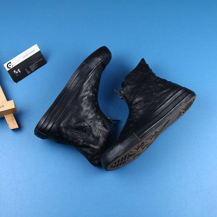 Giày Outlet Converse cao cổ da dê CCDD006 