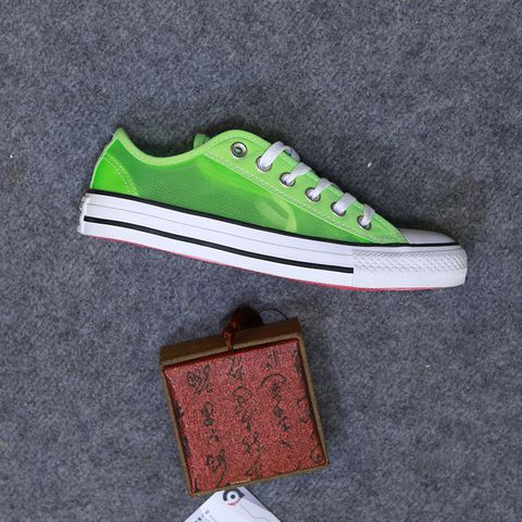 Giày Outlet Converse See Thru thấp cổ vải xanh CTVX074 