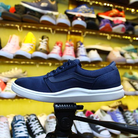 Giày Vans thấp cổ vải xanh VTVX003 